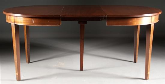 Federal style inlaid mahogany