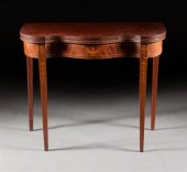 Federal style inlaid mahogany