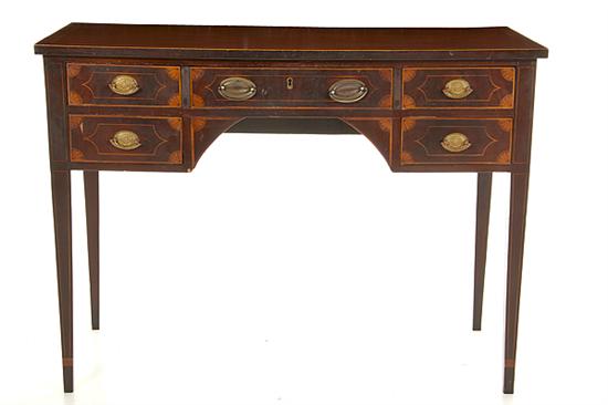 Federal style inlaid mahogany