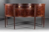 Federal style inlaid mahogany