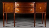 Federal style inlaid mahogany