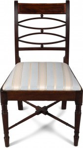 FEDERAL STYLE INLAID MAHOGANY