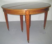 Federal style inlaid mahogany