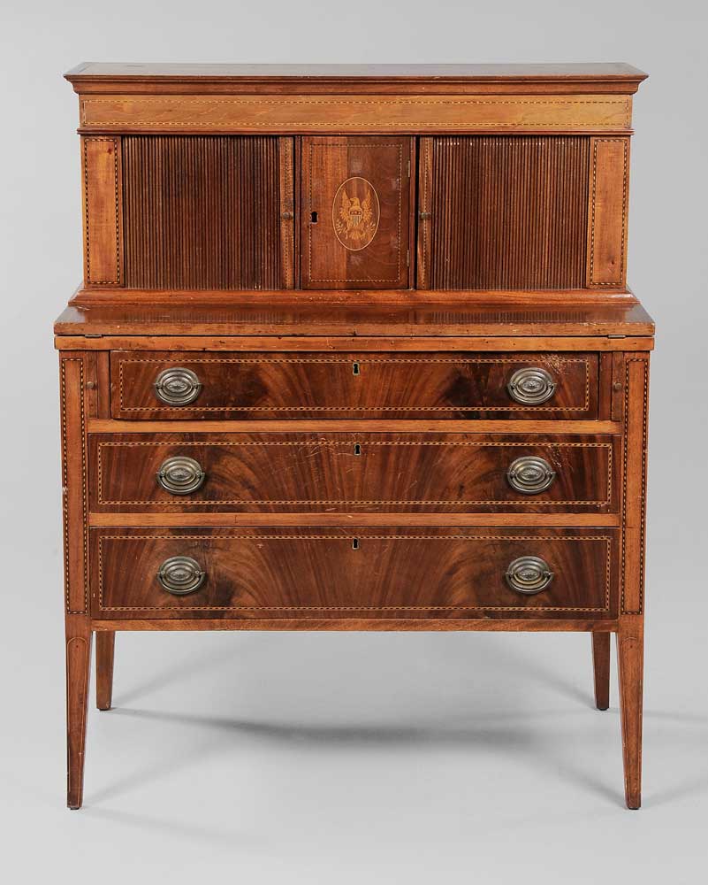 Federal Style Inlaid Mahogany
