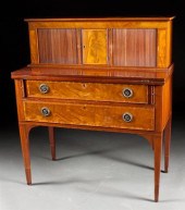 Federal style inlaid mahogany
