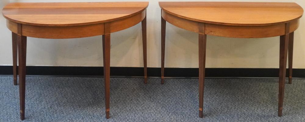 FEDERAL STYLE INLAID MAHOGANY THREE