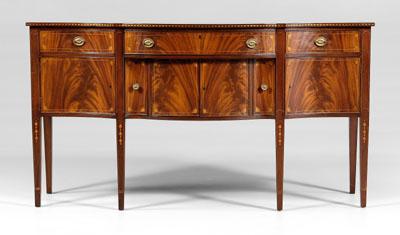 Federal style inlaid sideboard,