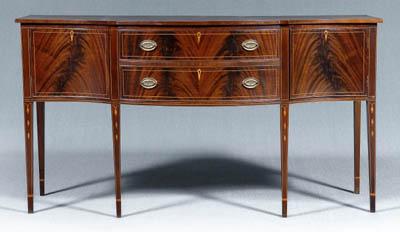 Federal style inlaid sideboard,
