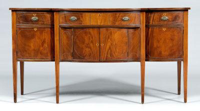 Federal style inlaid sideboard,