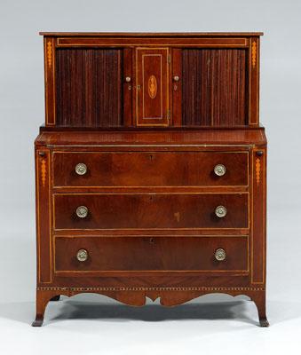 Federal style inlaid tambour