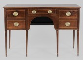 Federal Style Inlaid Walnut Si