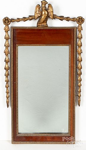 FEDERAL STYLE MAHOGANY AND GILTWOOD