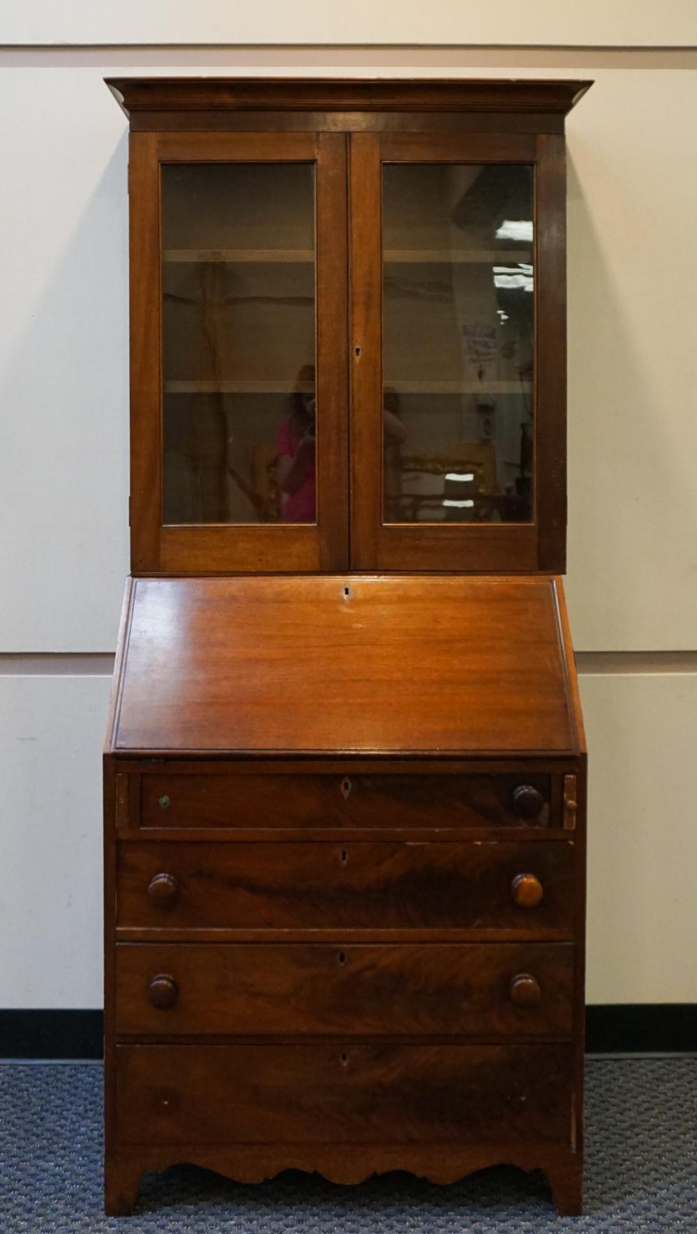 FEDERAL STYLE MAHOGANY ASSEMBLED