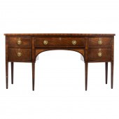 FEDERAL STYLE MAHOGANY BOW FRO