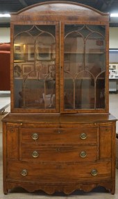 FEDERAL STYLE MAHOGANY BOW-FRO