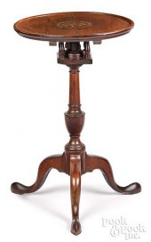 FEDERAL STYLE MAHOGANY CANDLES