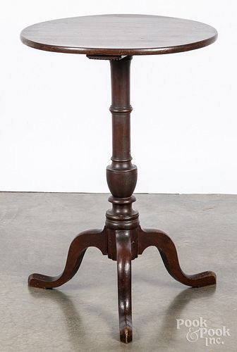 FEDERAL STYLE MAHOGANY CANDLESTAND,