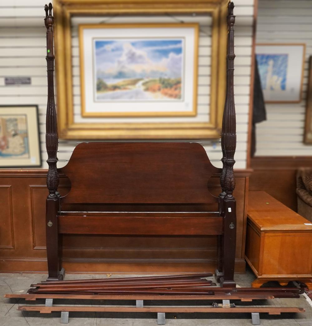 FEDERAL STYLE MAHOGANY CANOPY