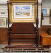 FEDERAL STYLE MAHOGANY CANOPY