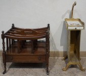 FEDERAL STYLE MAHOGANY CANTERB
