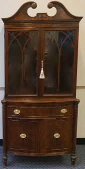 FEDERAL STYLE MAHOGANY CHINA C