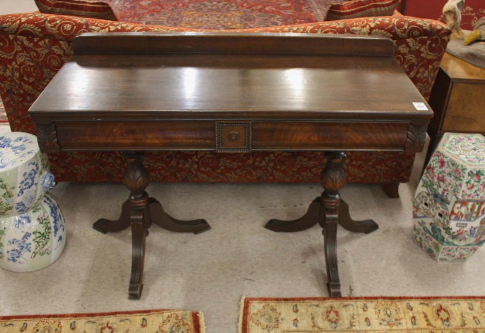 FEDERAL STYLE MAHOGANY CONSOLE