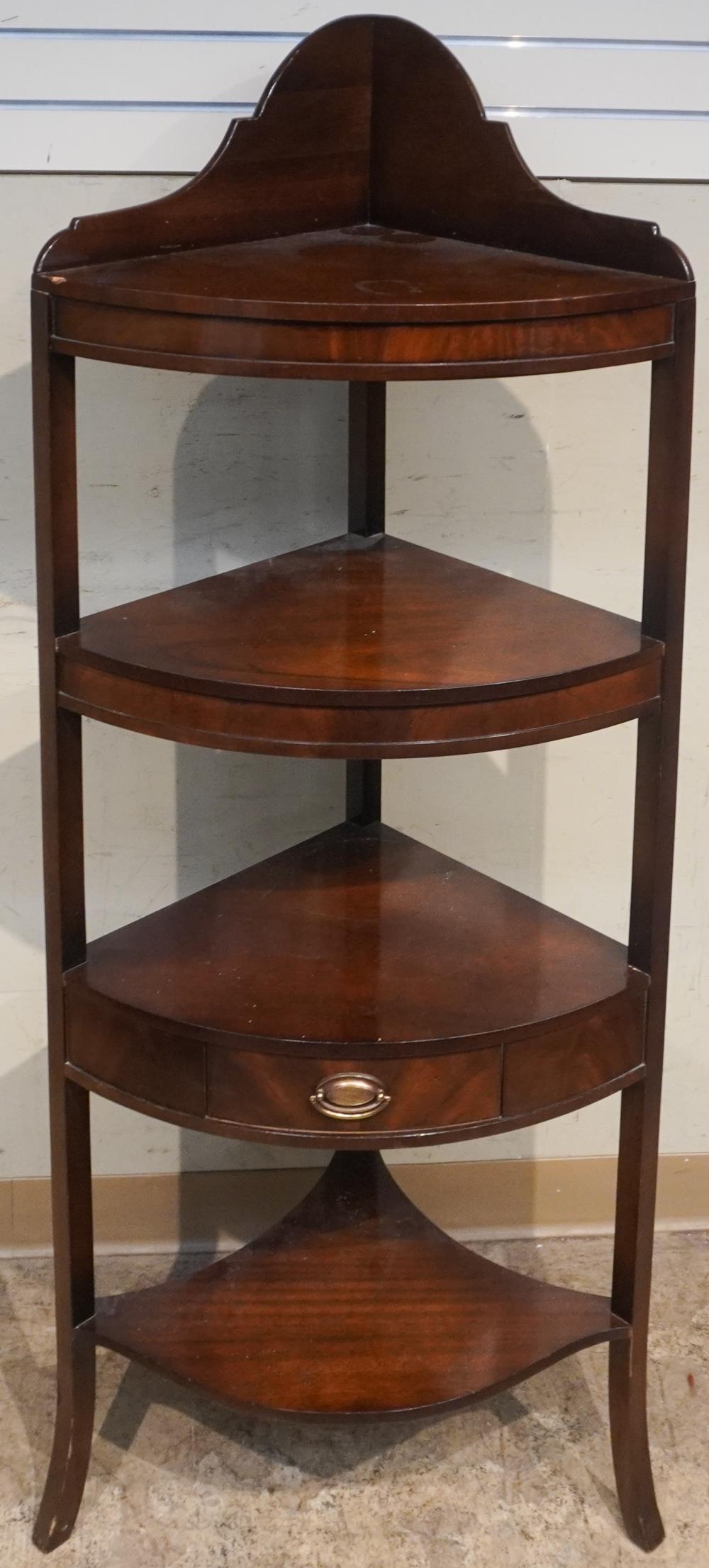 FEDERAL STYLE MAHOGANY CORNER
