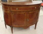 FEDERAL STYLE MAHOGANY DEMILUN