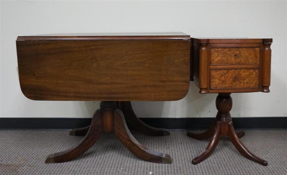 FEDERAL STYLE MAHOGANY DROP-LEAF