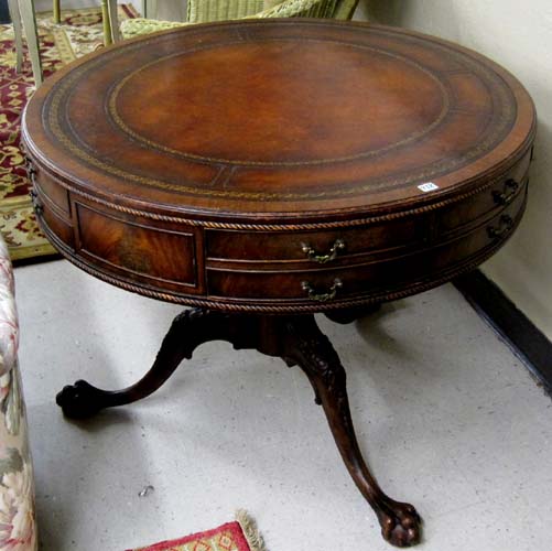 FEDERAL STYLE MAHOGANY DRUM TABLE