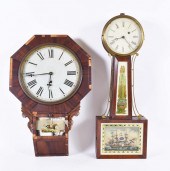 FEDERAL STYLE MAHOGANY & EGLOM