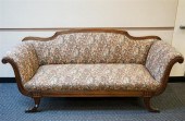 FEDERAL STYLE MAHOGANY FLORAL