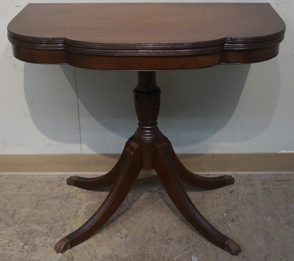 FEDERAL STYLE MAHOGANY FOLD-TOP