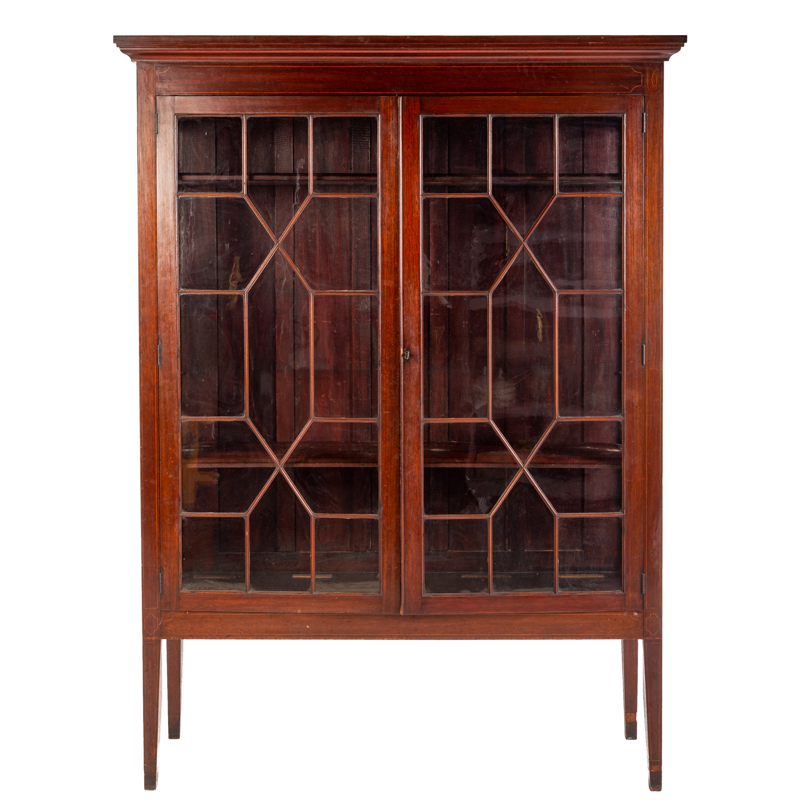 FEDERAL STYLE MAHOGANY INLAID CHINA