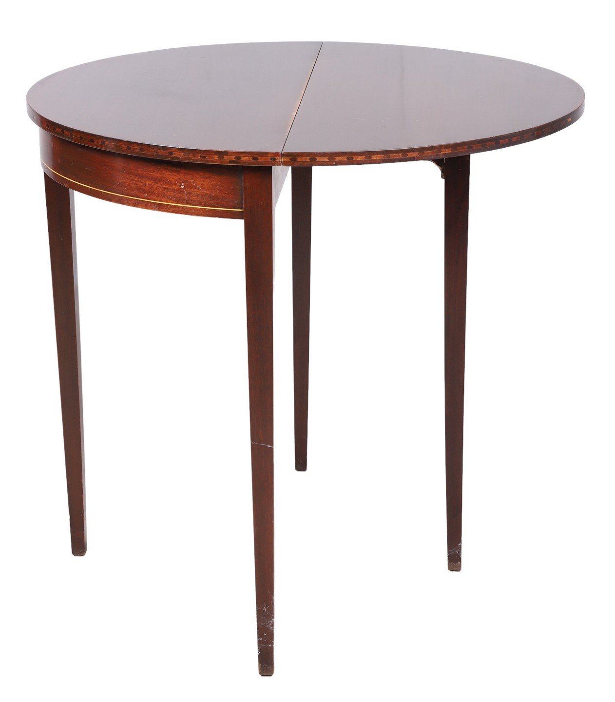 Federal style mahogany inlaid
