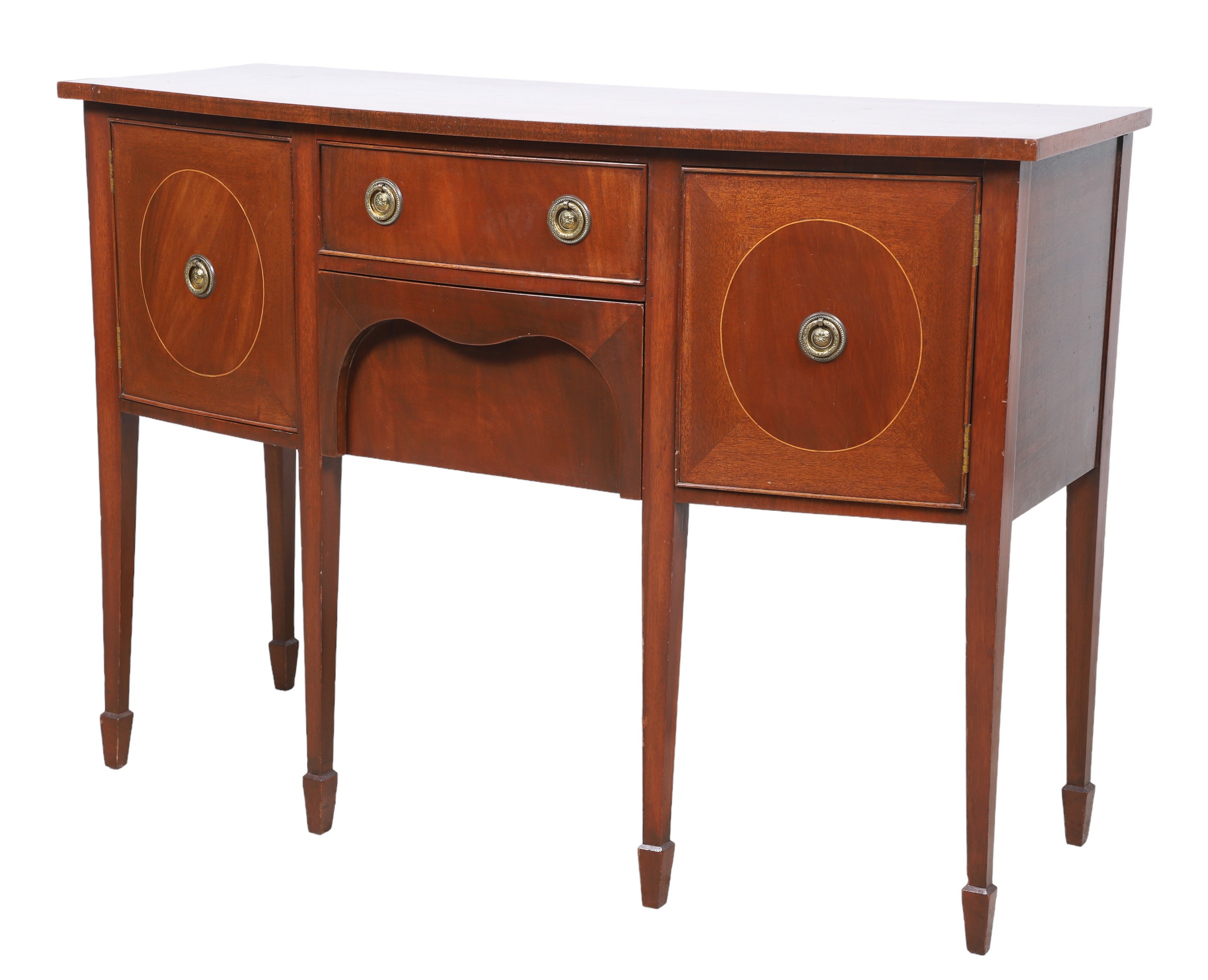 Federal style mahogany inlaid