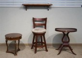 FEDERAL STYLE MAHOGANY LYRE BA