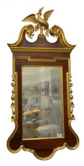 FEDERAL STYLE MAHOGANY MIRROR,