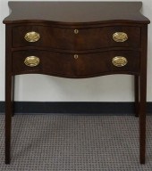 FEDERAL STYLE MAHOGANY SERPENT