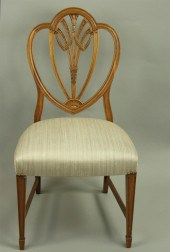 FEDERAL STYLE MAHOGANY SHIELDB