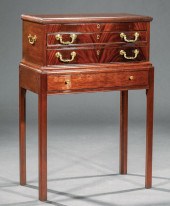 FEDERAL-STYLE MAHOGANY SILVER