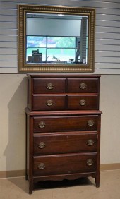 FEDERAL STYLE MAHOGANY TALL CH