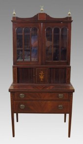 FEDERAL STYLE MAHOGANY TAMBOUR