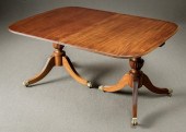 FEDERAL STYLE MAHOGANY TWO-PED