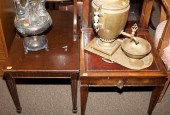 Federal style mahogany two-tie