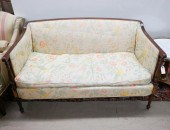 FEDERAL STYLE MAHOGANY UPHOLST