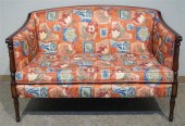 FEDERAL STYLE MAHOGANY UPHOLST