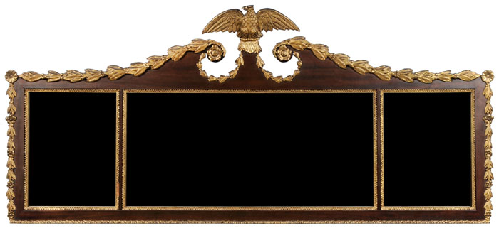 Federal Style Overmantle Mirror