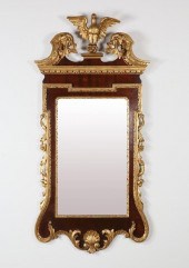 FEDERAL STYLE PARCEL GILT AND
