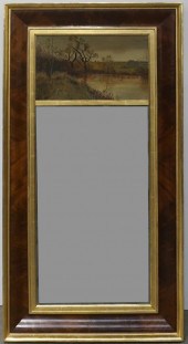 FEDERAL STYLE PARTIAL GILT MAH